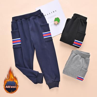 China Fashion Fade Proof Spring Autumn New Color 2-10 Years Boys Girls Sports Casual Kids Pants Jogging Elastic Waist Sweatpants Kids Trousers Fabric for sale