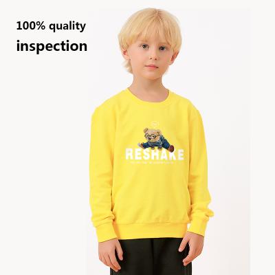 China 2021 anti-shrink children fall winter clothes custom logo private label pullover kids boy girl hoodie for sale