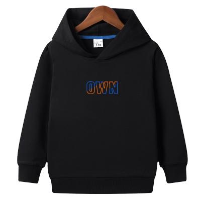 China 2021 wholesale anti-shrink children's cheap hoodies in autumn, fashionable and simple for sale