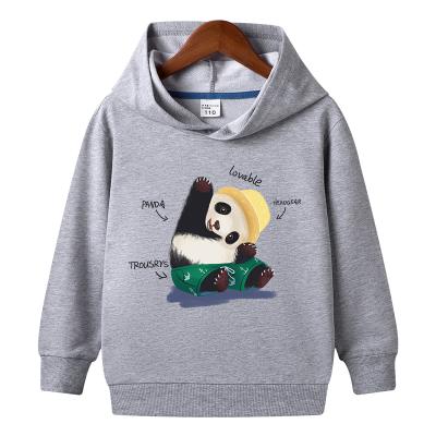 China 2021 anti-shrink baggless Hoodie, cartoon panda sports pullover, enough supply, ready for delivery for sale