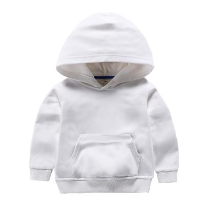 China Wholesale Breathable Simple Color 100%cotton Unisex Pullover Children's Hoodies Sweater Long Sleeve for sale