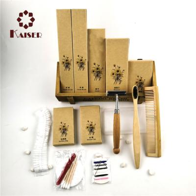 China Wholesale Eco Friendly Organic Biodegradable Hotel Amenities Set for sale