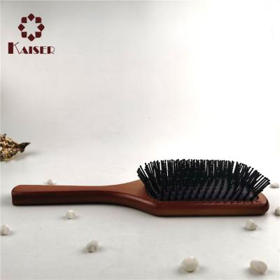 China Natural Bamboo Hair Comb Wooden Bamboo Ellipse Hair Comb with Airbag for Massage Health for sale