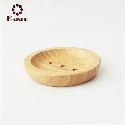 China High Quality Sustainable Bathroom Soap Dish Soap Holder Natural Bamboo for sale