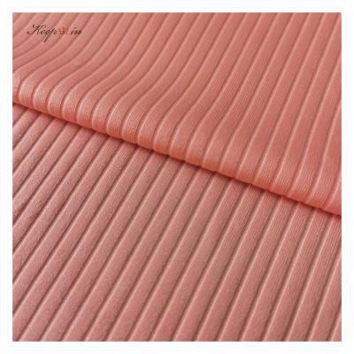 China Keepwin Brand 170gsm Strippe Warp Anti Pill Knitting Fabric Recycle Fabric Swimwear Fabric for sale