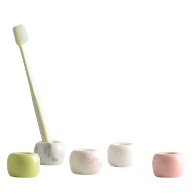 China Viable Wholesale Creative Nordic Bathroom Fashion Ceramic Toothbrush Holder for sale