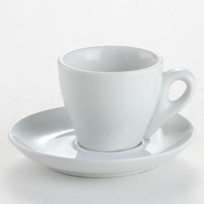 China Viable High Quality Wholesale White European Cup And Saucer Set From China for sale