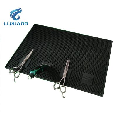 China PVC Magnetic Barber Mat With Magnet High Quality Magnetic Barber Pad Hair Cutting Barber Mat for sale