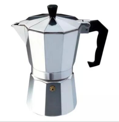 China Viable Classic Italian High Quality Aluminum Pressure Valve Stovetop Induction Milk Frother Set Filter Coffee Espresso Maker Moka Pot for sale