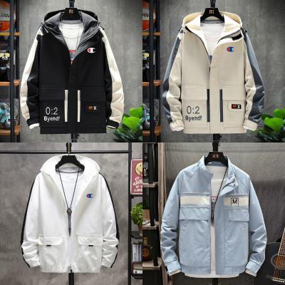 China 2022 New Spring and Autumn Men's Casual Work Tops Men's Fashion Logo Fashion Jacket Breathable Jacket for sale