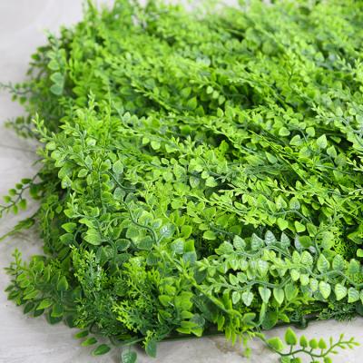 China Minimalist Commercial Use Office Decoration Customized Hedges Plant Fence Indoor Outdoor Landscape Artificial Grass Wall Decor for sale