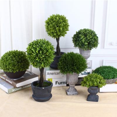 China Fate High Quality Artificial Potted Plant Indoor Decoration Plant Pots Customized Minimalist Small Room Decoration for sale