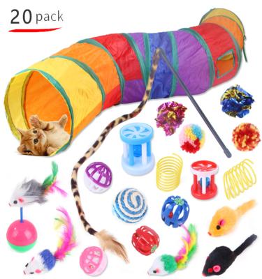 China Sustainable Whole Sale Cat Toys Combos All In Set Interactive Toys Other Pet Products for sale