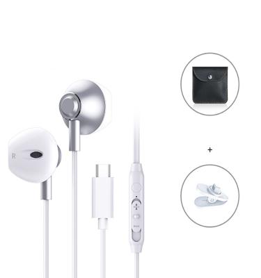 China In-ear Noise Canceling Metal Earbuds Headphones Wired Earphone for sale