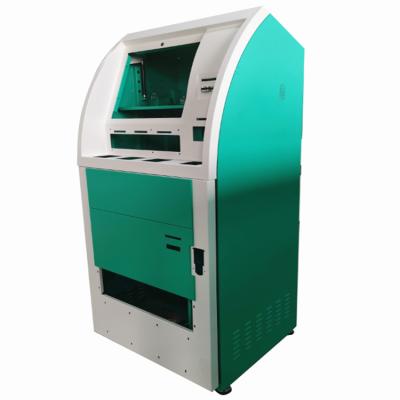 China Self Service Machine Shell Atm Card Skimmer 32inch Self Service Touch Screen Payment Auto Order Kiosk With Thermal Printer for sale