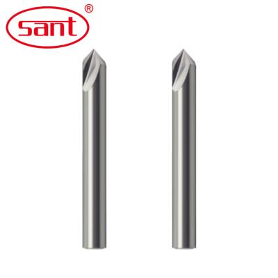 China Milling Machining 2/3 Flutes 60 Degree 90 Degree 120 Degree Fixed Point Drill Carbide End Mill for sale