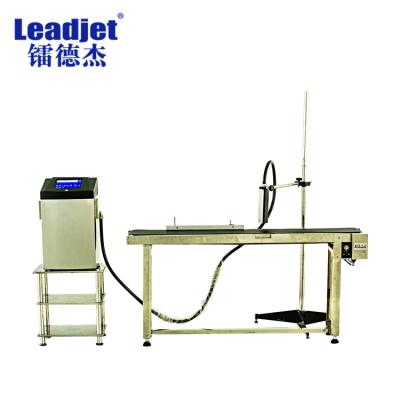 China White Bill Printer Leadjet V380P CIJ Inkjet Printing Machine Lot No Pipe Printer for sale