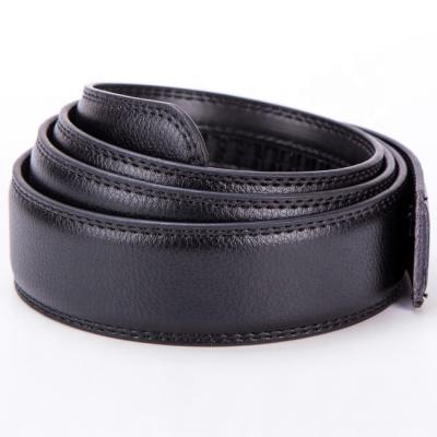 China Wholesale Genuine Ratchet Replacement Genuine High Quality Men's Automatic Leather Belt Strap for sale