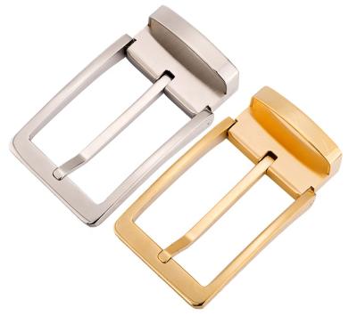 China Wholesale Shiny Shiny Stainless Steel Pin Buckle Fork Silver Gold Belt Buckle for sale