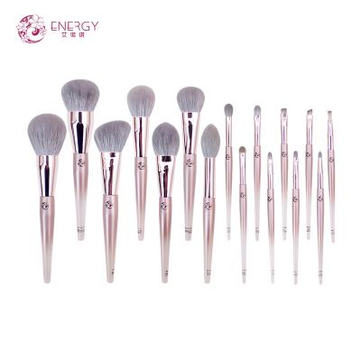 China Angular Blush Luxury ENERGY Goat Hair Makeup Brush Set Handmade Spot Brush Custom Private Label 16pcs for sale