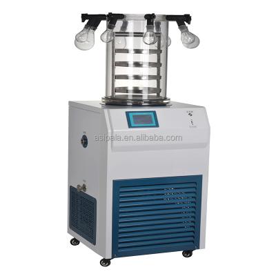 China Medicine Curing Research Laboratory Biotechnology Freeze Dryer Vacuum Drying Machine Vertical Desktop Portable Freeze Dryer for sale