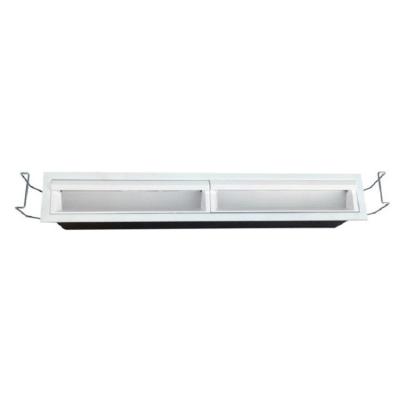 China Home Office New Idea 10 Cell Long 20W LED Strip Line Recessed Mount Rectangle Shape Wall Washer Indoor Light With ETL for sale