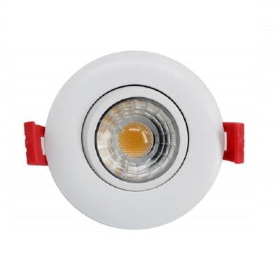 China Embeded ETL 3 inch COB 3000K 2700-5000K Wet Location 120V 7W 600LM 38 Led Recessed Spotlight With Light Junction Box for sale