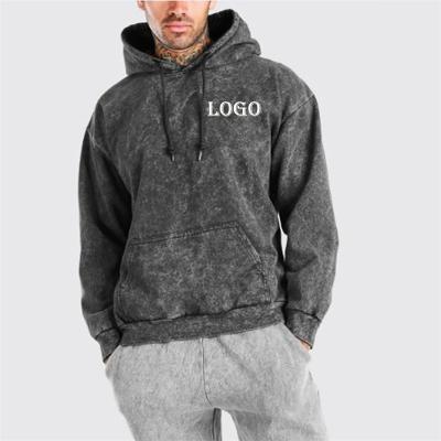 China 2022 Anti-Wrinkle OEM Cotton Stone Oversized Acid Wash Sports Gym Vintage Hoodie Unisex Customized 2022 Anti-wrinkle 100% for sale