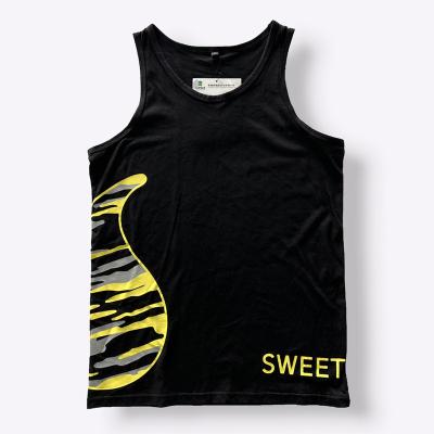 China Breathable Screen Printed Workout Gym Sports Wear Summer To Wear Tank Top Mens Breathable Tank Top for sale