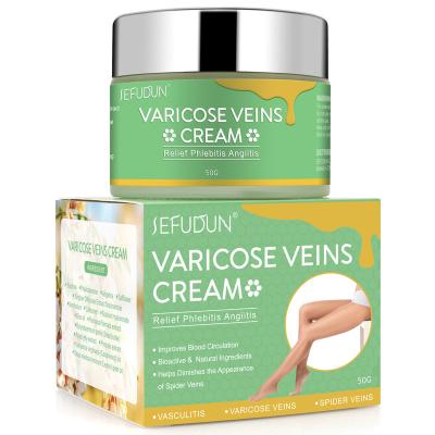 China Natural Ingredients Ointment Vasculitis Varicose Veins Removal Repair Cream Best Leg Varicose Veins Treatment OEM/ODM 50G for sale