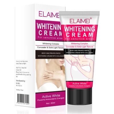 China Wholesale Instant Sensitive Skin Whitening Brightening Underarm Bleaching Cream for sale