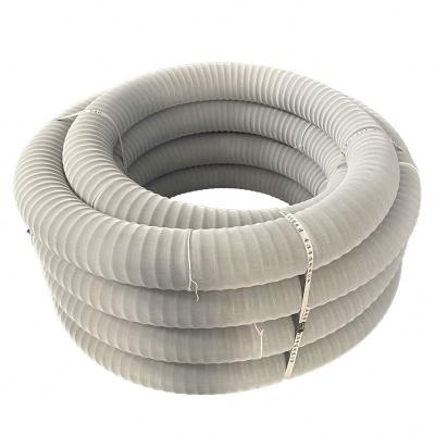 China HDPE Perforated Basement Ground Drain Coil Ducts With Filter Sock for sale