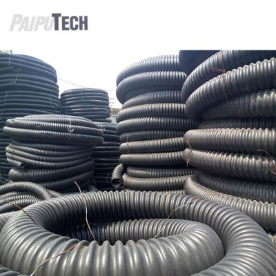 China Black Corrugated Drainage Pipe Corrugated for sale