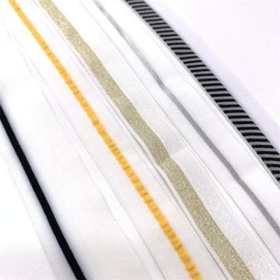 China Factory direct sales 4cm elastic underwear bending strap elastic band jacquard soft and flexible nylon elastic for sale