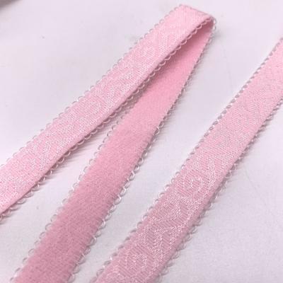 China Soft And Flexible Custom Womens Designer Underwear Jacquard Webbing Elastic Straps for sale