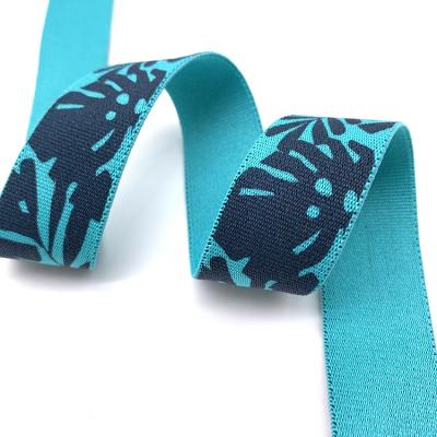 China Fashion customization soft and flexible nylon jacquard high quality elastic band for lingerie panties for sale