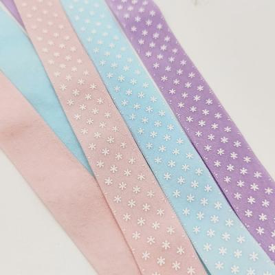 China 2022 new jacquard elastic band strap soft and flexible ultra-thin underwear elastic band nylon waistband for sale