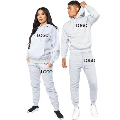 China QUICK DRY custom unisex round neck support cotton embossed ultra-Dalian sweatpants and hoodie suits for sale