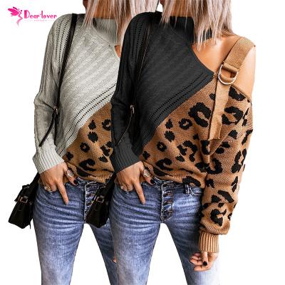 China Anti-wrinkle Autumn Winter Women Thick Sweater casual pullovers crochet pattern lace up Pointelle knit sweater thin females knit top soft pullover for sale