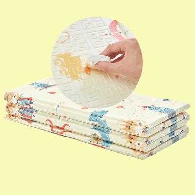 China Eco-friendly non-toxic and tasteless xpe care organic baby kids folding crawling mat for sale