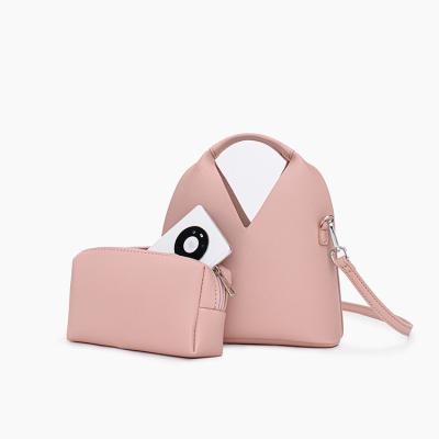 China Fashion New Style Ladies Luxury Handbag Small Fresh Pink Cross - Body Treat Bag Suitable For Shopping Match for sale