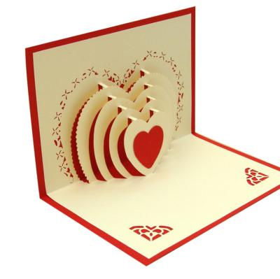 China Wedding decoration & Happy Birthday Handwork 3D Sound Postcard Valentines Day Gift Engagement Wedding Invitation Cards Greeting Cards for sale