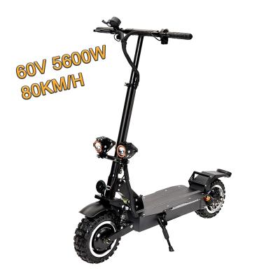 China Foldable Men's Electric Scooter 11Inch 60V 33AH 80km/h Off Road High Speed ​​5600W Electro Fast Scooter Two Wheel Electric Scooter for sale