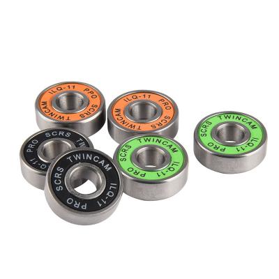 China Wholesale Custom High Precision Skateboard Parts 608ZZ 2RS ABEC-9 ILQ-11 Ball Bearings For Skateboard for sale