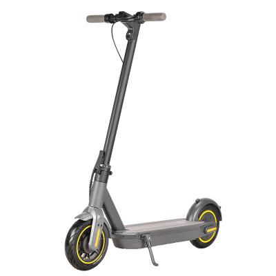 China Durable 10 Inch Max With Mobile Phone APP Yellow Fast Electric Scooters Electric Scooter For Adults for sale