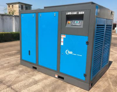 China 185Kw 250Hp Screw Air Compressor Rotary Vane Oil Lubricated Direct Driven for sale