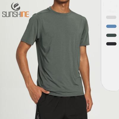 China Wholesale New High Quality Custom Made Men's Fitness Gym Comfort Workout Breathable Sport Shorts Sheath Sport Training T-Shirts For Me for sale