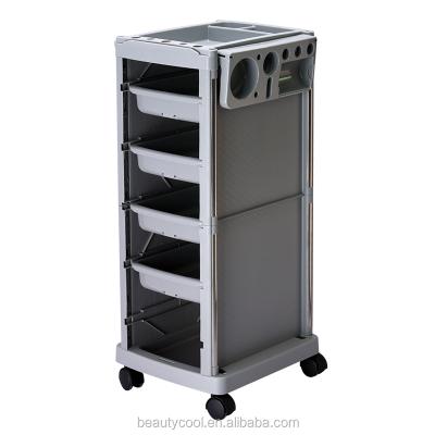 China Modern Wholesale Salon Furniture Black Economic Trolley Spa Trolley Beauty Trolley Barber Shop Furniture for sale