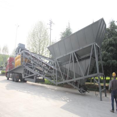 China Stable Performance 100m3/h Mobile Concrete Ready Mix Mix Plant Batching Price for sale