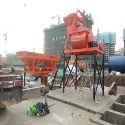 China Fully Automatic Stationary Concrete Mixing Plant 90m3 Large Capacity Mixing Plant for sale